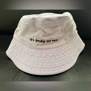 Light purple Olivia Rodrigo bucket hat brutal